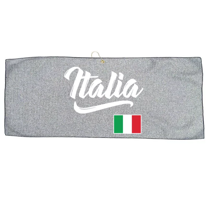 Italia Italian Flag Italy Italiano Heritage Men Women Kids Large Microfiber Waffle Golf Towel