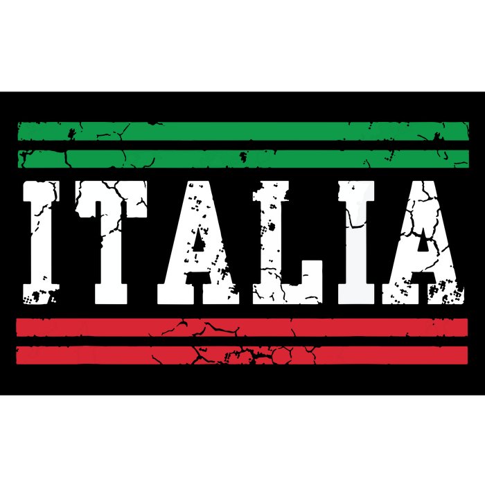 Italia Italian Flag Italy Vintage Distressed Men Women Kids Bumper Sticker