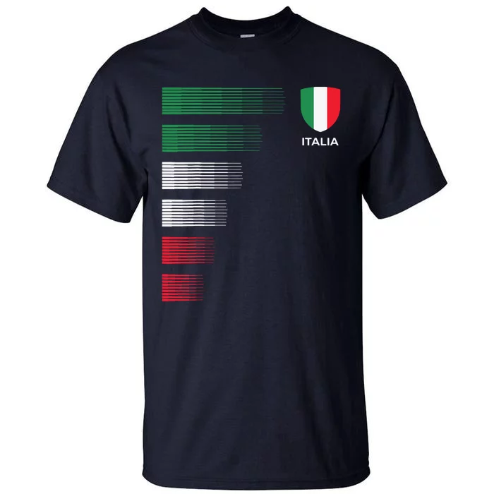 Italia Italy Flag Emblem Italian Pride Ancestry Heritage Tall T-Shirt