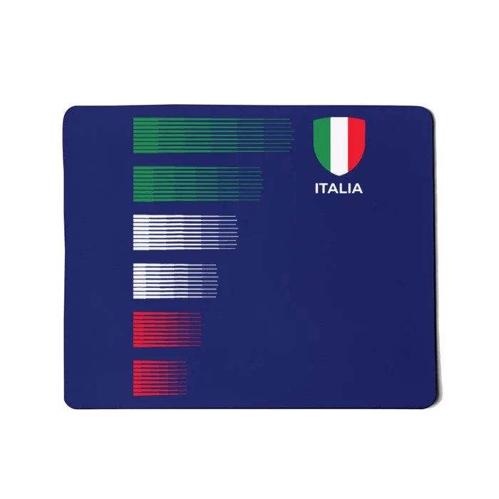 Italia Italy Flag Emblem Italian Pride Ancestry Heritage Mousepad