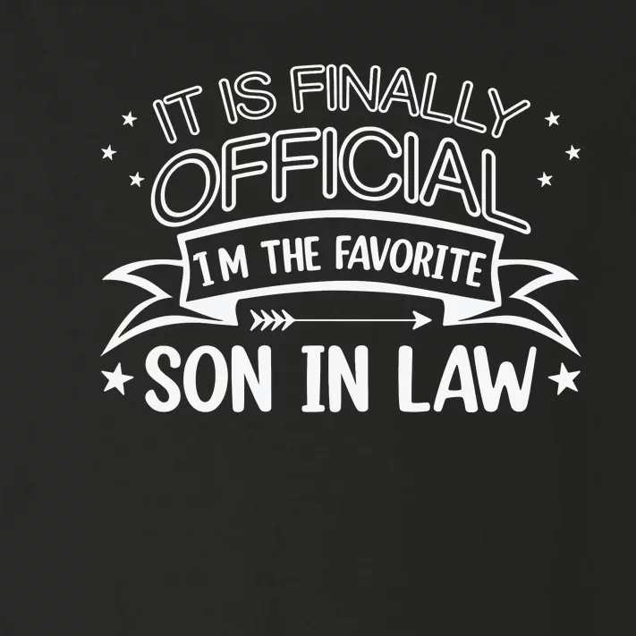 It Is Finally I’ The Favorite Son In Law Toddler Long Sleeve Shirt