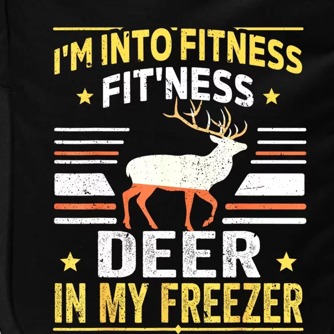 Im Into Fitness Deer Freezer Funny Dad Hunter Deer Hunting Impact Tech Backpack