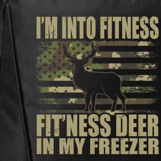 IM Into Fitness FitNess Deer In My Freezer Hunting Deer City Backpack