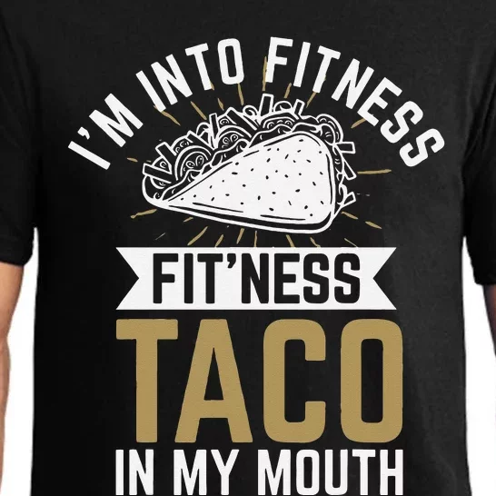 Im Into Fitness Fitness Taco In My Mouth Pajama Set