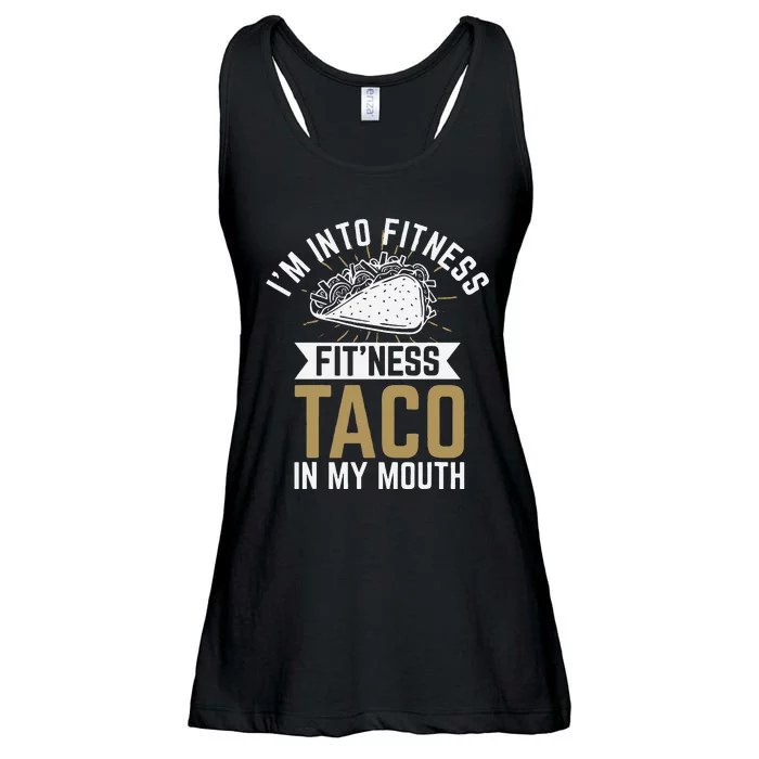 Im Into Fitness Fitness Taco In My Mouth Ladies Essential Flowy Tank