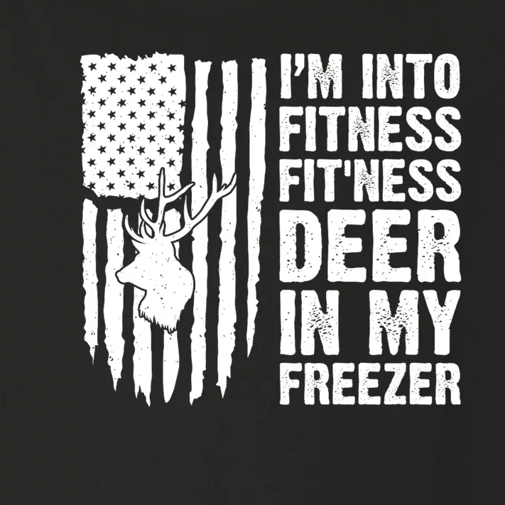 IM Into Fitness FitNess Deer In My Freezer Deer Toddler Long Sleeve Shirt