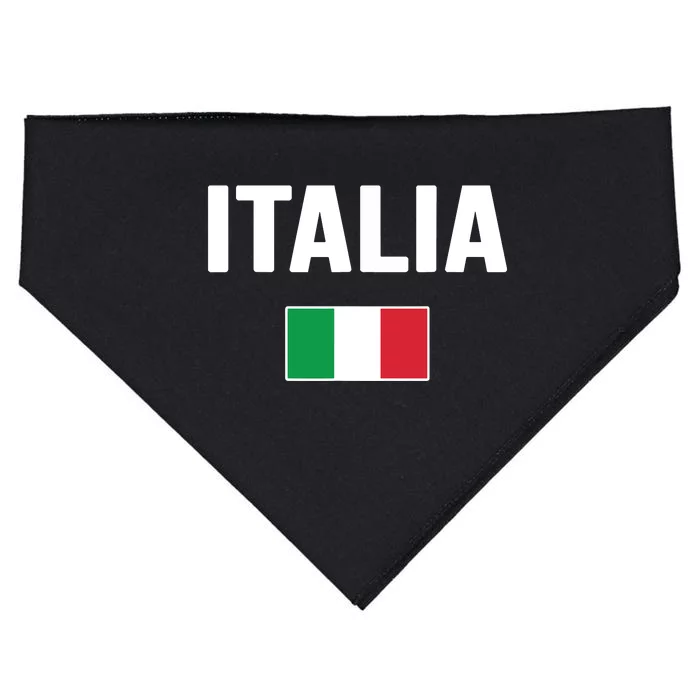 Italy Italian Flag Italia Souvenir USA-Made Doggie Bandana