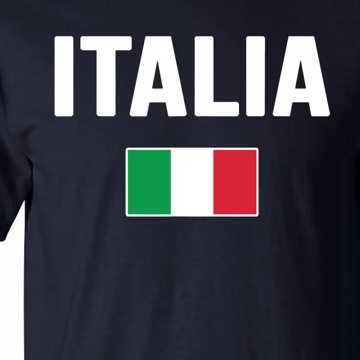 Italy Italian Flag Italia Souvenir Tall T-Shirt