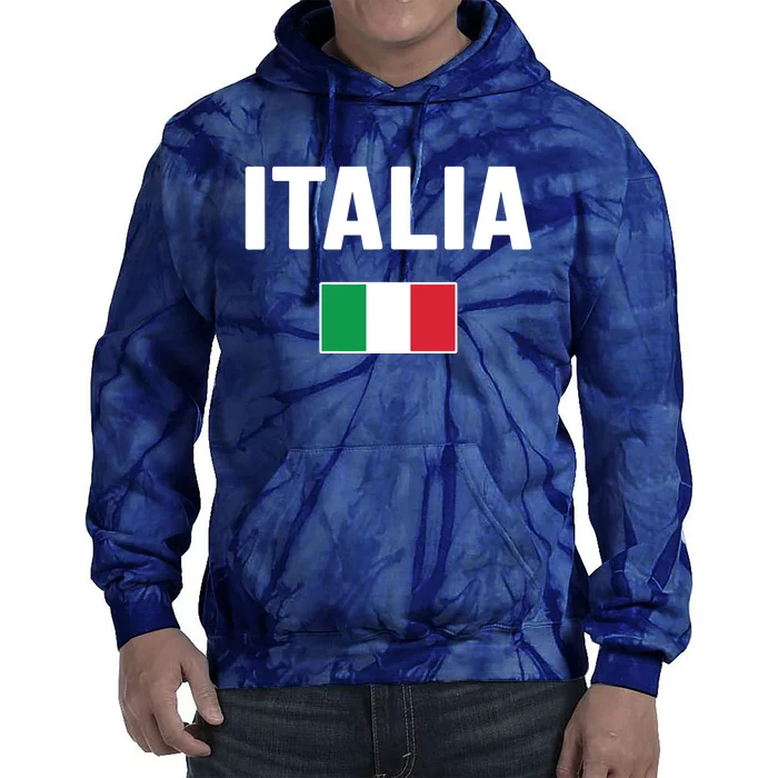 Italy Italian Flag Italia Souvenir Tie Dye Hoodie