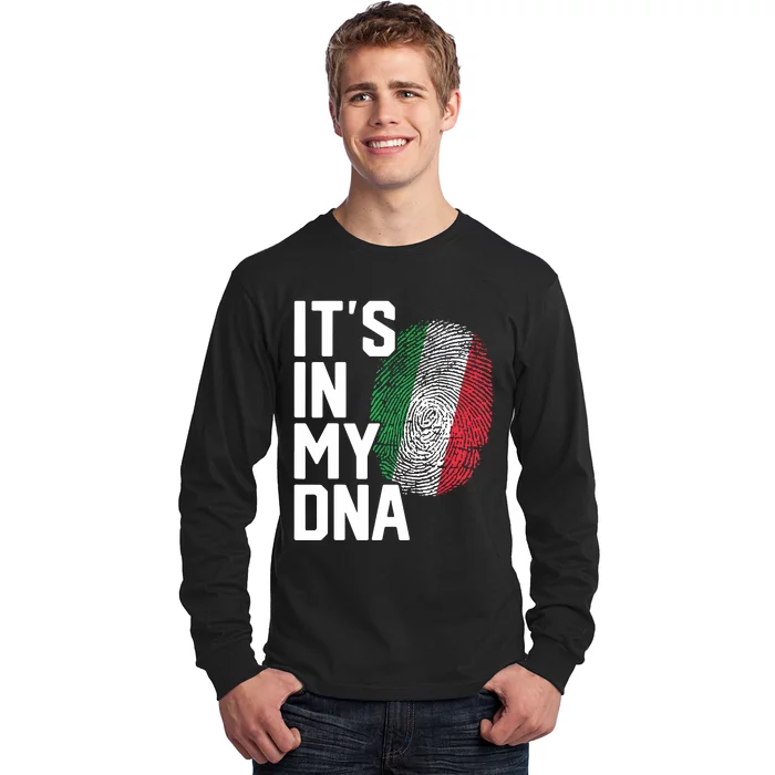 Italy Italian Flag Heritage Long Sleeve Shirt