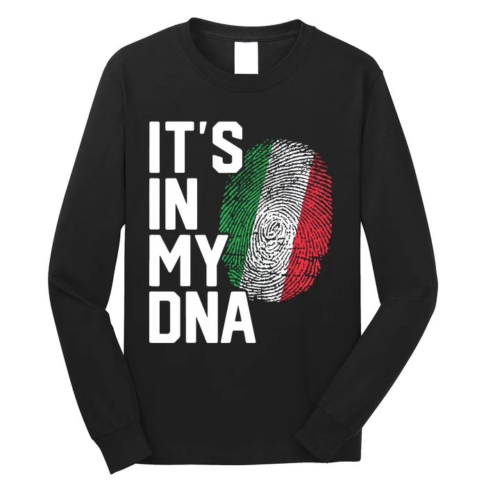 Italy Italian Flag Heritage Long Sleeve Shirt