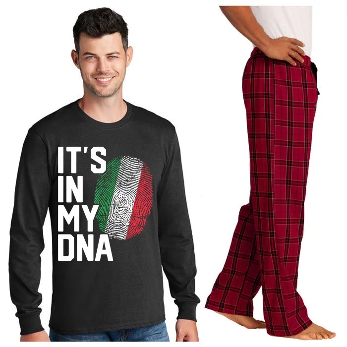 Italy Italian Flag Heritage Long Sleeve Pajama Set