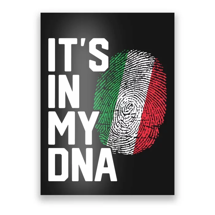 Italy Italian Flag Heritage Poster