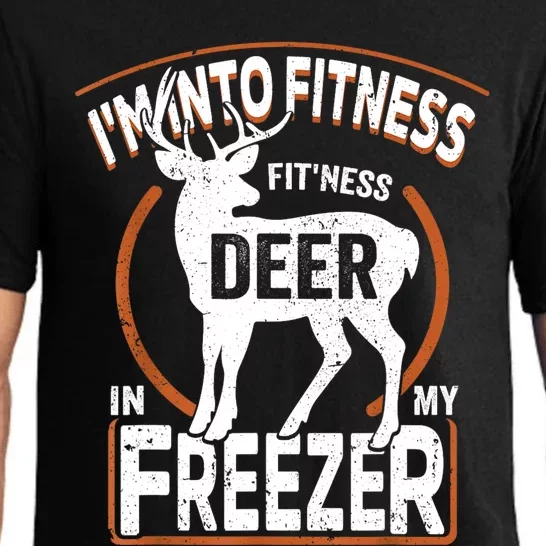 IM Into Fitness Deer Freezer Funny Dad Hunter Deer Hunting Pajama Set