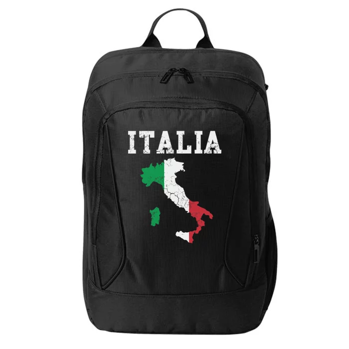 Italia Italy Flag Map Italian Italiano Family City Backpack