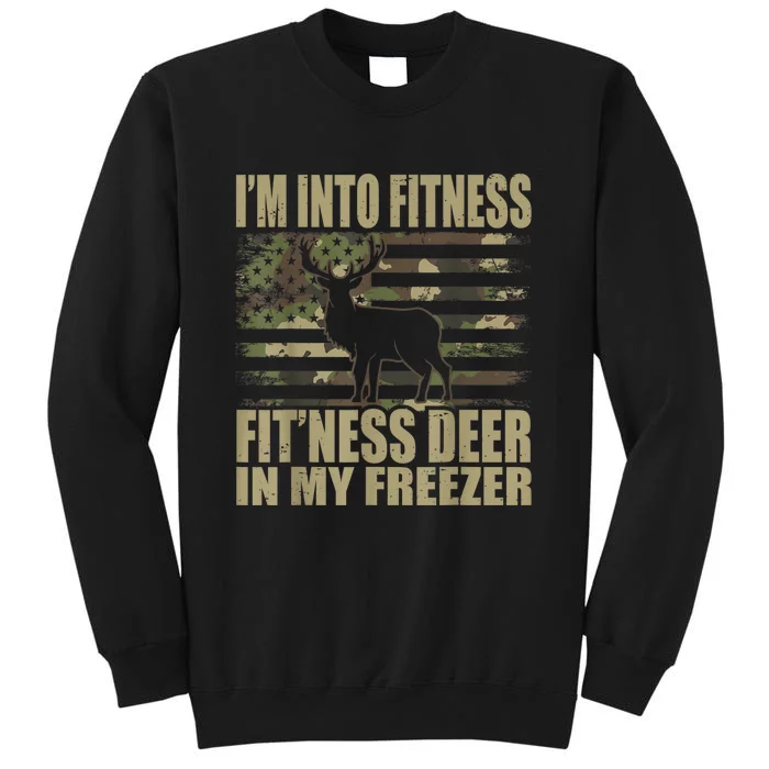 IM Into Fitness FitNess Deer In My Freezer Tall Sweatshirt