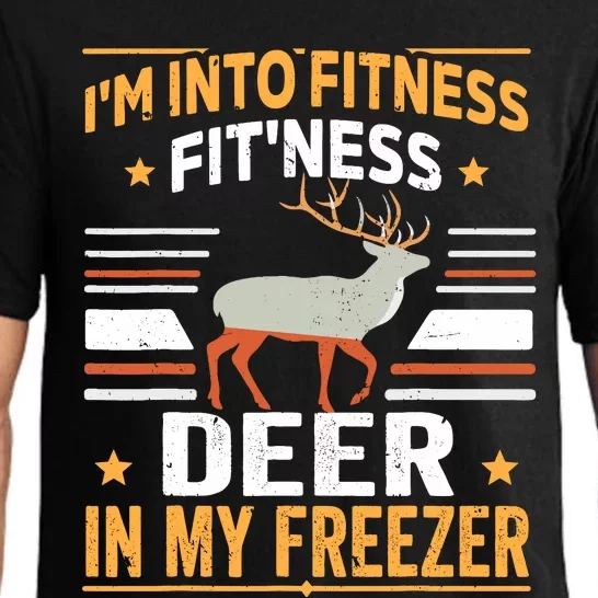 IM Into Fitness Deer Freezer Funny Dad Hunter Deer Hunting Pajama Set