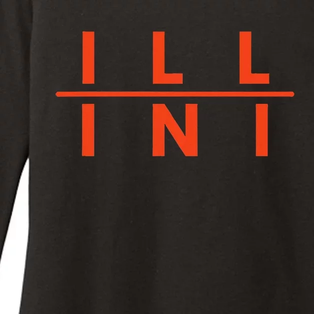 Illinois Il Fans Womens CVC Long Sleeve Shirt