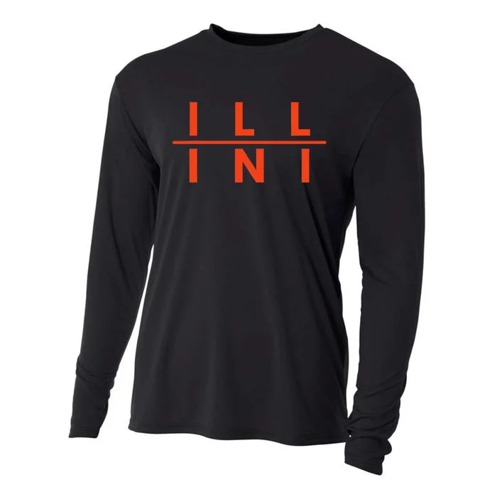 Illinois Il Fans Cooling Performance Long Sleeve Crew