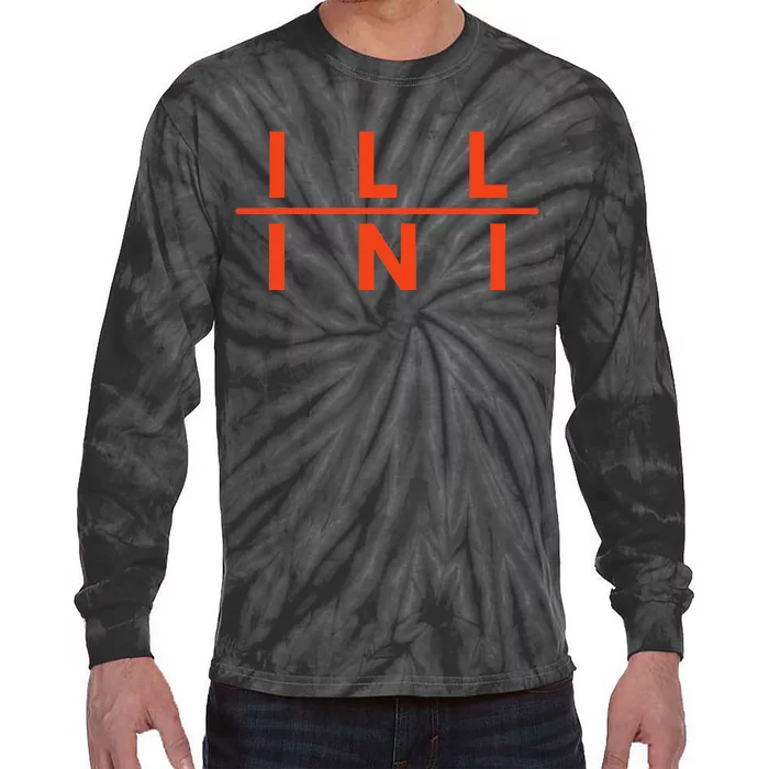 Illinois Il Fans Tie-Dye Long Sleeve Shirt