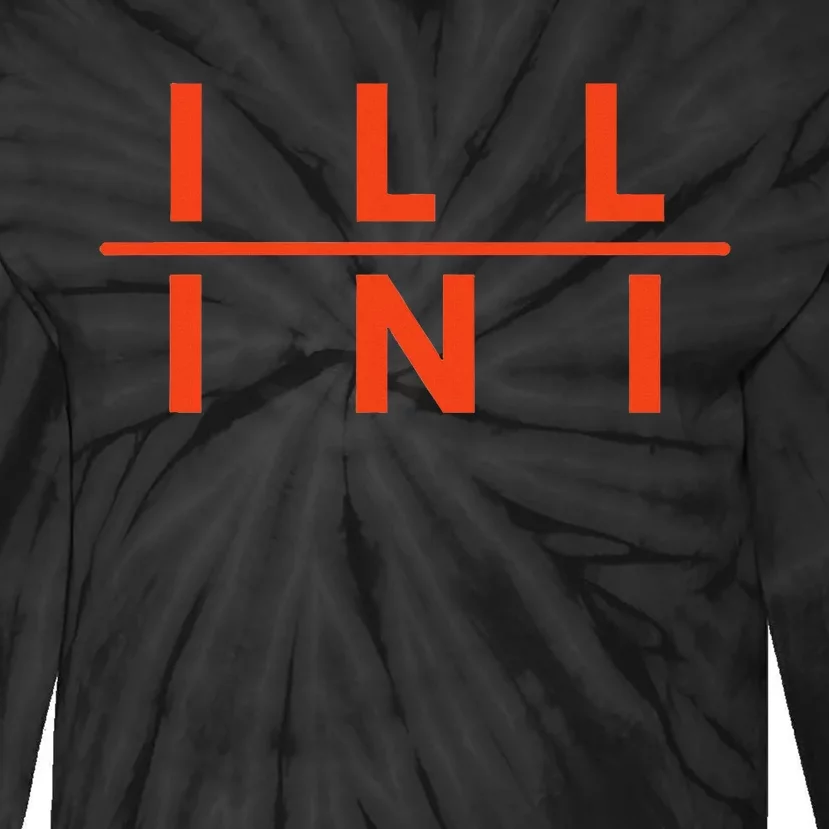 Illinois Il Fans Tie-Dye Long Sleeve Shirt