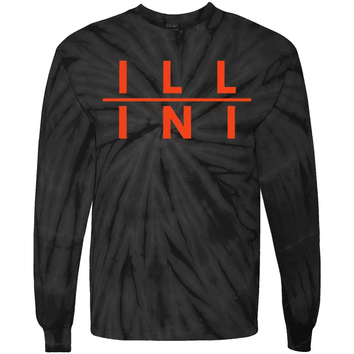 Illinois Il Fans Tie-Dye Long Sleeve Shirt