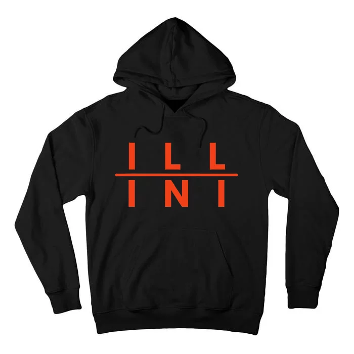 Illinois Il Fans Tall Hoodie