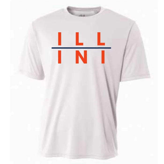 Illinois IL Fans Cooling Performance Crew T-Shirt