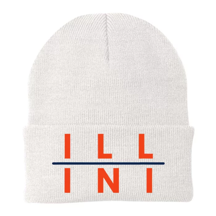 Illinois IL Fans Knit Cap Winter Beanie