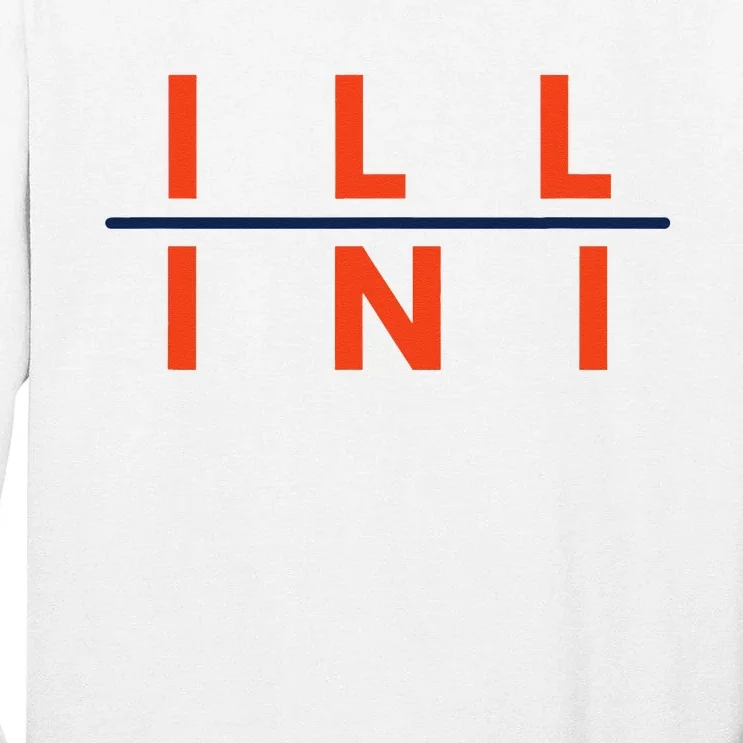 Illinois IL Fans Tall Long Sleeve T-Shirt