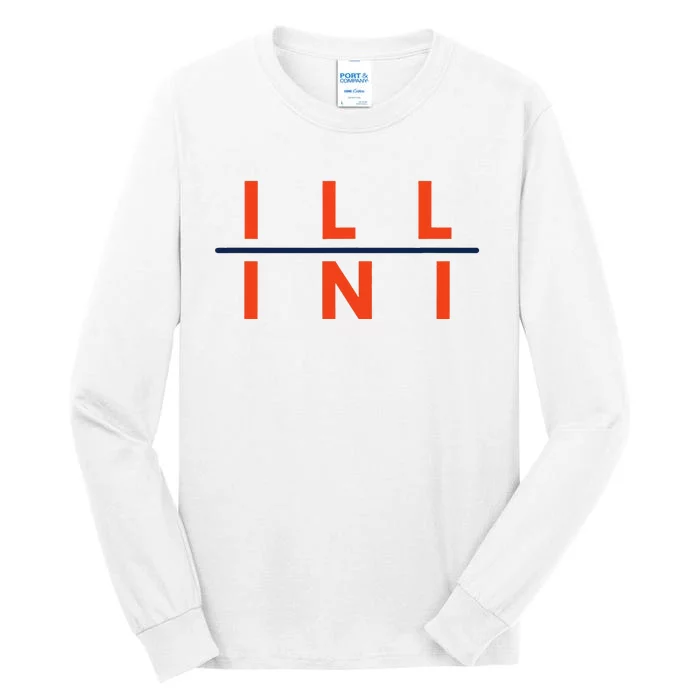 Illinois IL Fans Tall Long Sleeve T-Shirt