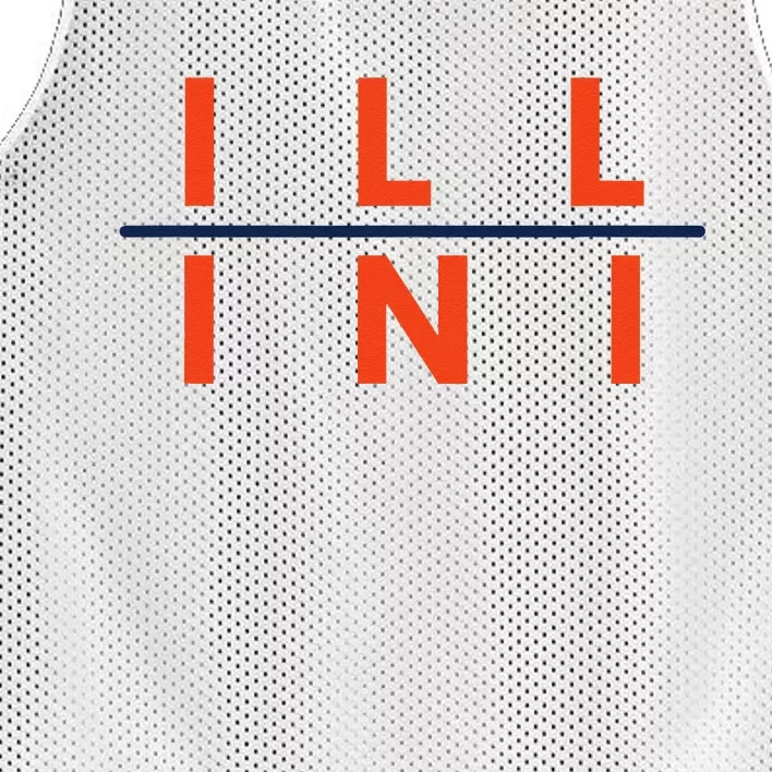 Illinois IL Fans Mesh Reversible Basketball Jersey Tank