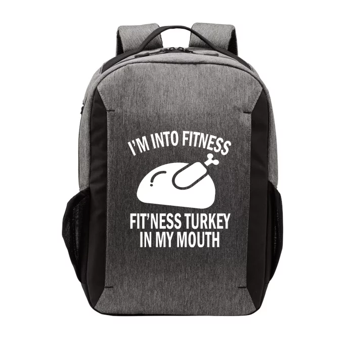 IM Into Fitness Funny Turkey Holiday Vector Backpack