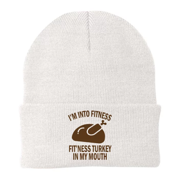 IM Into Fitness Funny Turkey Holiday Knit Cap Winter Beanie