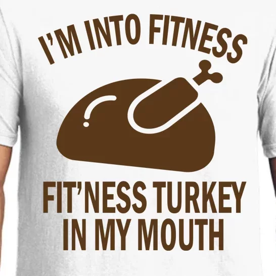 IM Into Fitness Funny Turkey Holiday Pajama Set