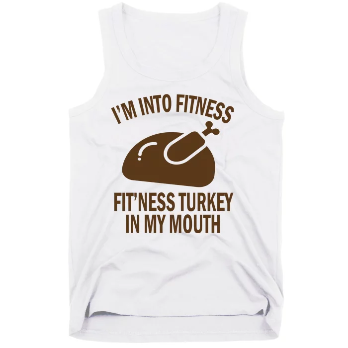 IM Into Fitness Funny Turkey Holiday Tank Top