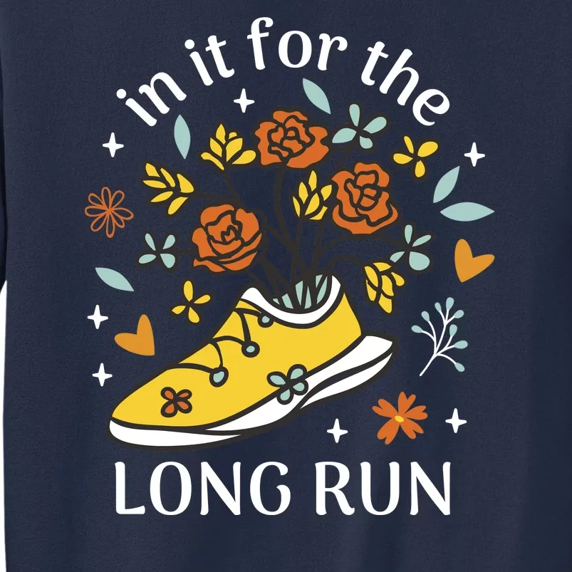 In It For The Long Run Floral Sweatshirt