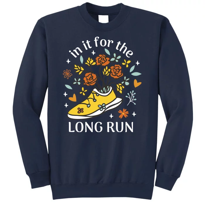 In It For The Long Run Floral Sweatshirt