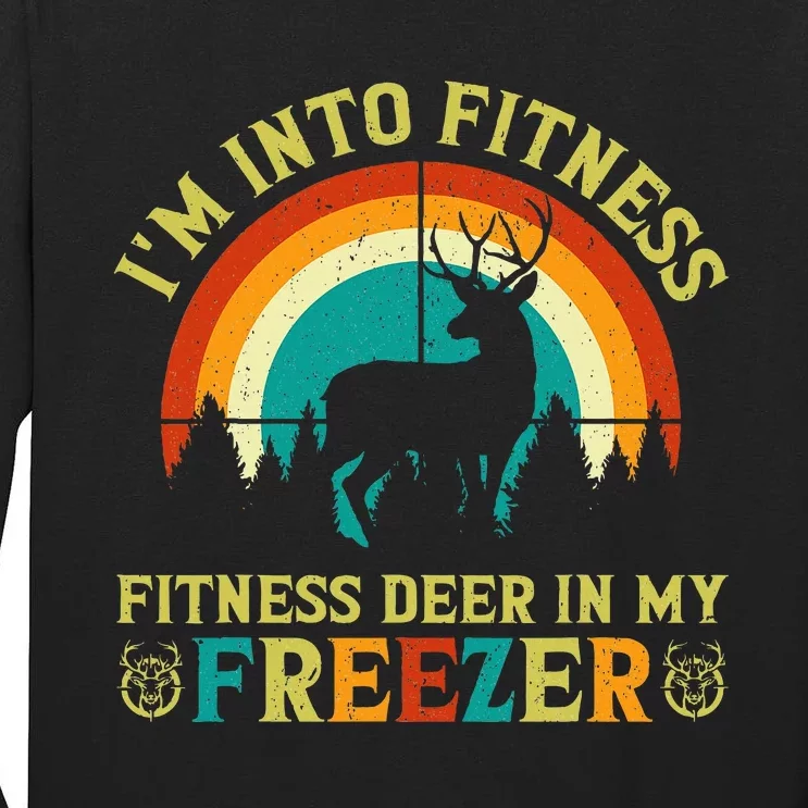 IM Into Fitness FitNess Deer In My Freezer Tall Long Sleeve T-Shirt