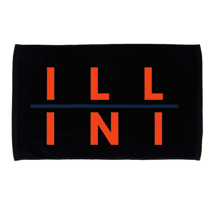 Illinois Il Fans Microfiber Hand Towel