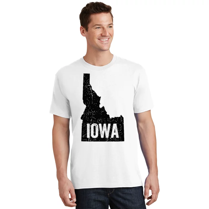 Idaho Iowa Funny Geography Mix Up T-Shirt