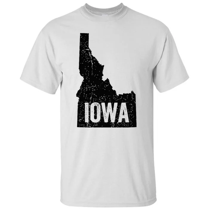 Idaho Iowa Funny Geography Mix Up Tall T-Shirt