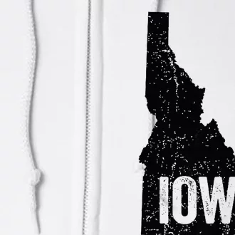 Idaho Iowa Funny Geography Mix Up Full Zip Hoodie