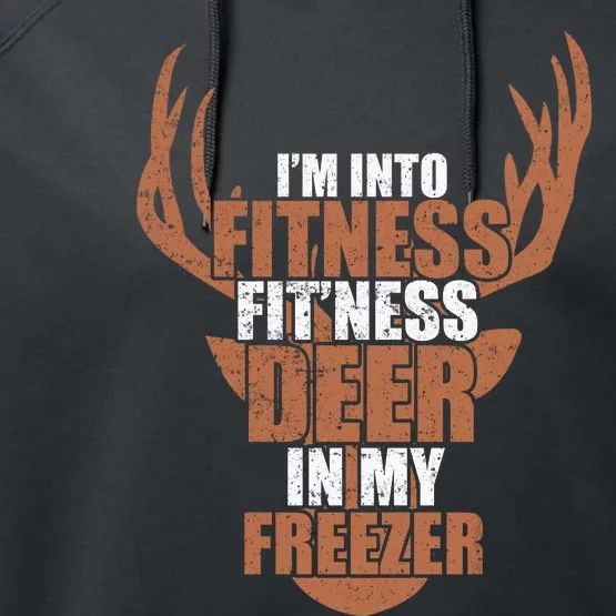 IM Into Fitness Deer Freezer Performance Fleece Hoodie