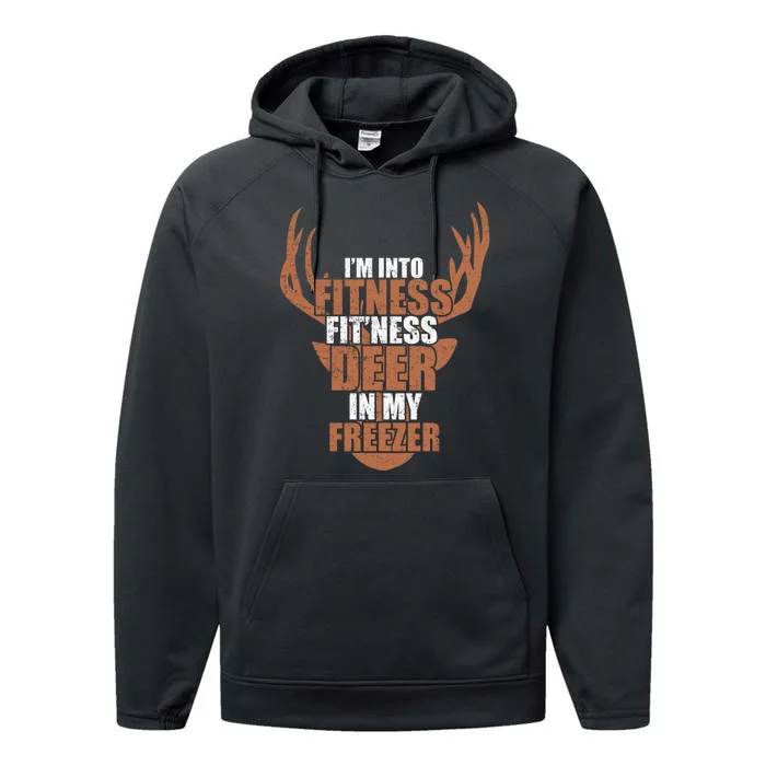 IM Into Fitness Deer Freezer Performance Fleece Hoodie