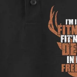 IM Into Fitness Deer Freezer Dry Zone Grid Performance Polo