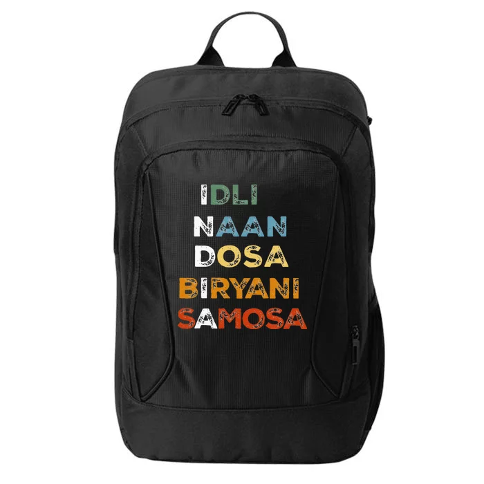 India Indian Food Culture Naan Dosa Biryani Funny Desi Humor City Backpack