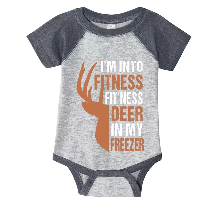 IM Into Fitness FitNess Deer In My Freezer Infant Baby Jersey Bodysuit