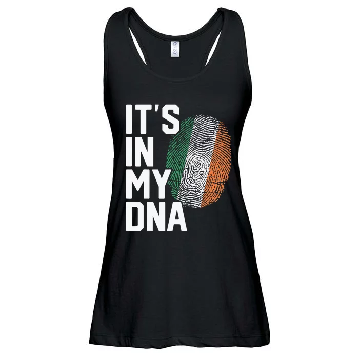 Ireland Irish Flag Heritage funny st.patrick's day Ladies Essential Flowy Tank