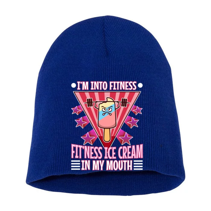 Im Into Fitness Ice Cream Great Gift Short Acrylic Beanie